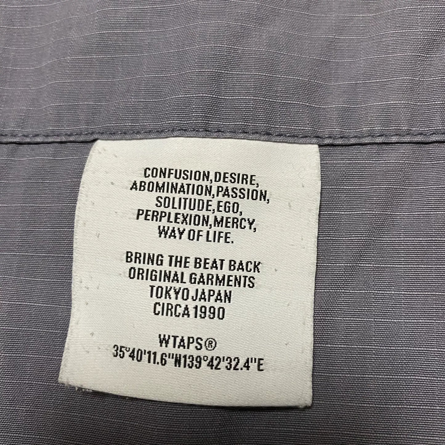 WTAPS 18AW GUARDIAN Bone Trench Coat