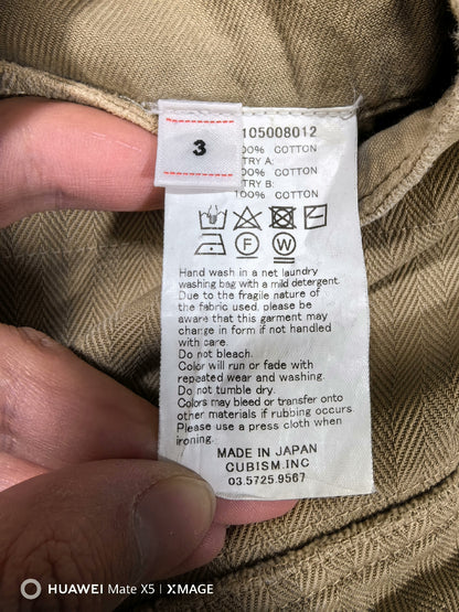 visvim 19SS veterans pants in khaki