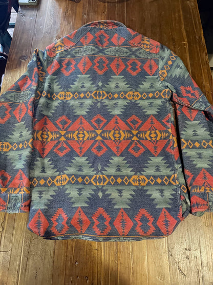 RRL Western Ethnic Pattern Shirt