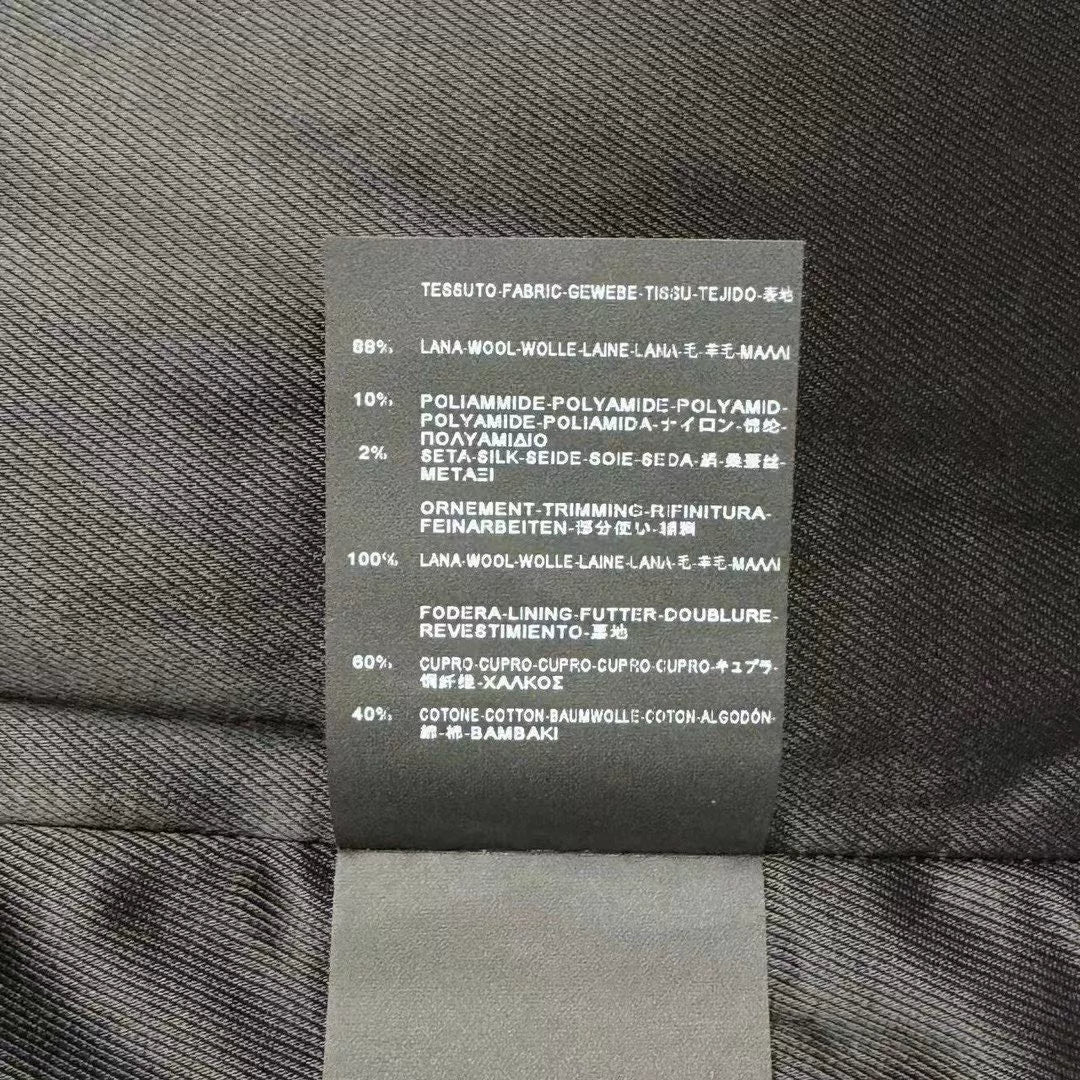 Saint Laurent Black Silver Zip Bomber Jacket