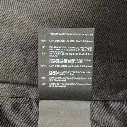 Saint Laurent Black Silver Zip Bomber Jacket