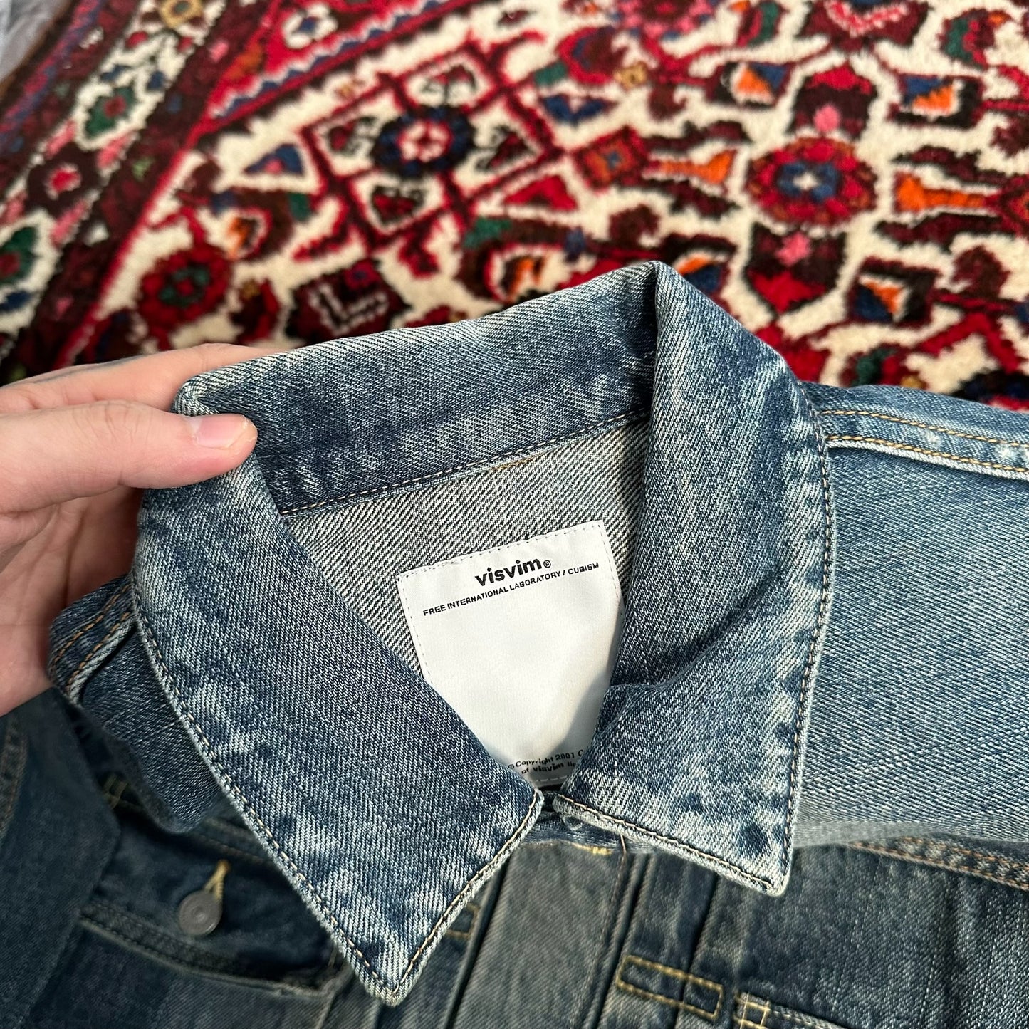 visvim 11aw 101 yellow mud denim jacket