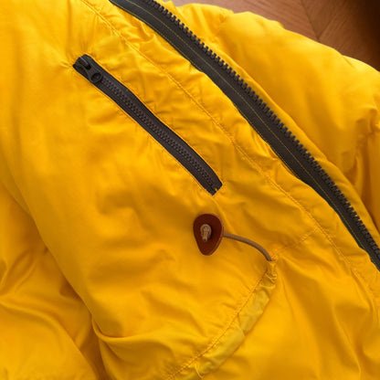 Yellow Hooded Puffer Jacket RL Rugby