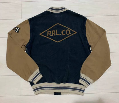 RRL Limited Moleskin Baseball Jacket