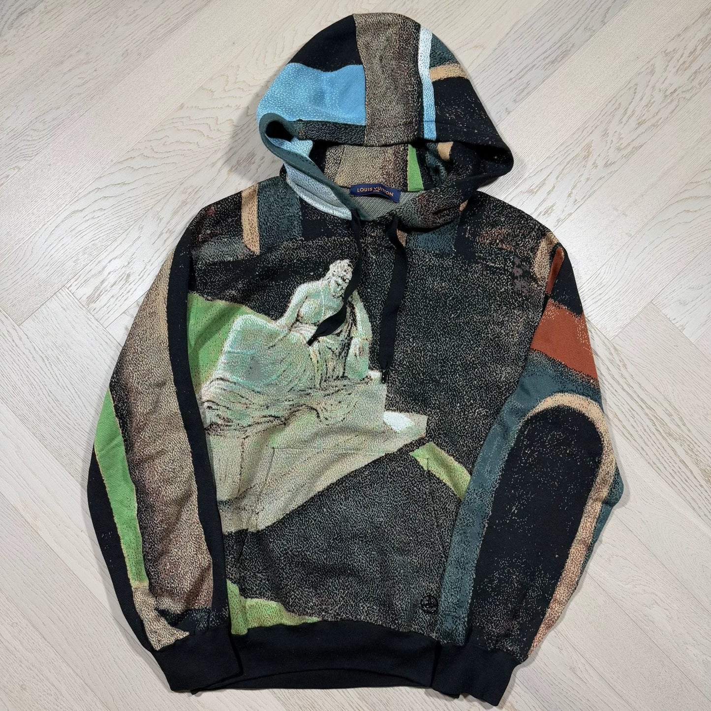 Louis Vuitton Colorblock Abstract Art Hoodie