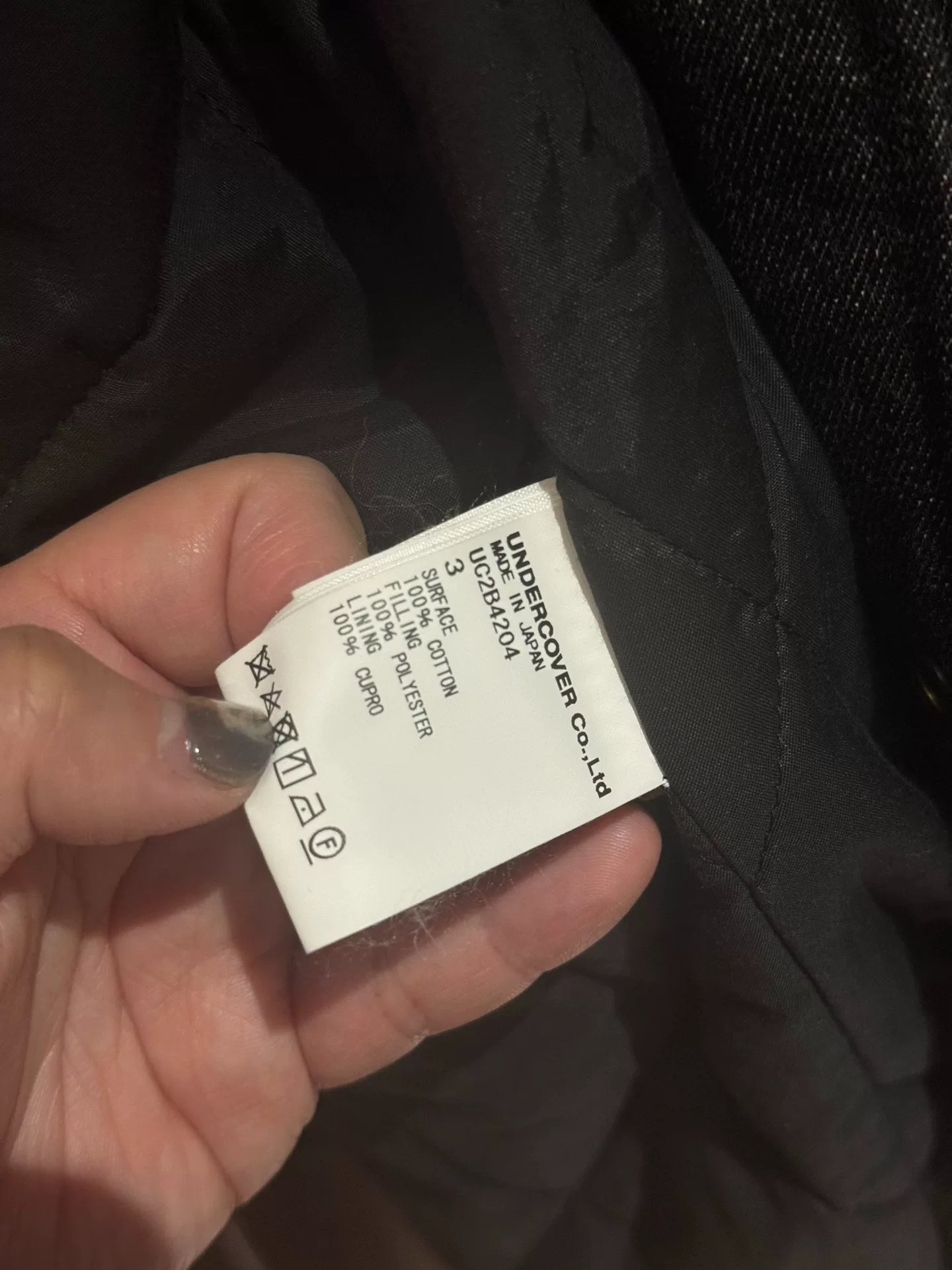 Undercover Psycho Denim Cotton Jacket