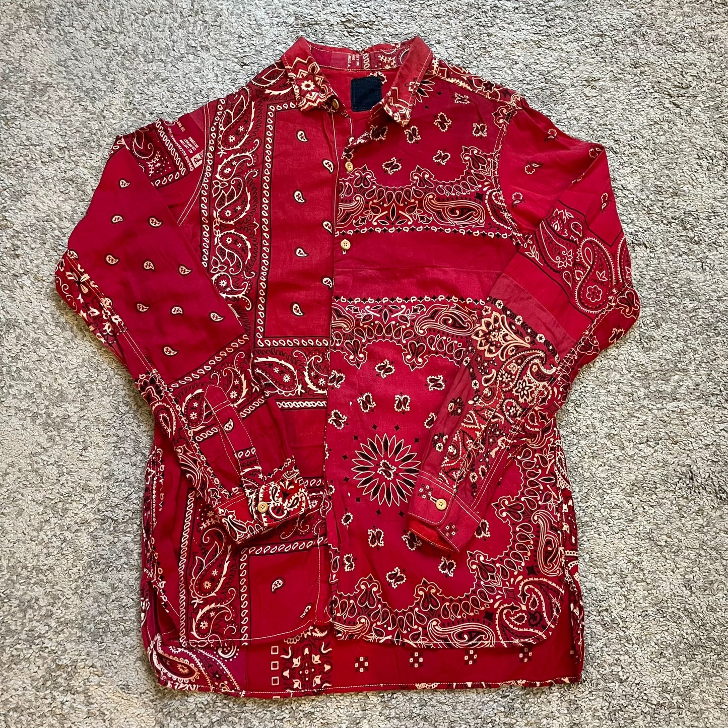 visvim ICT Long Rider LS Paisley Rare