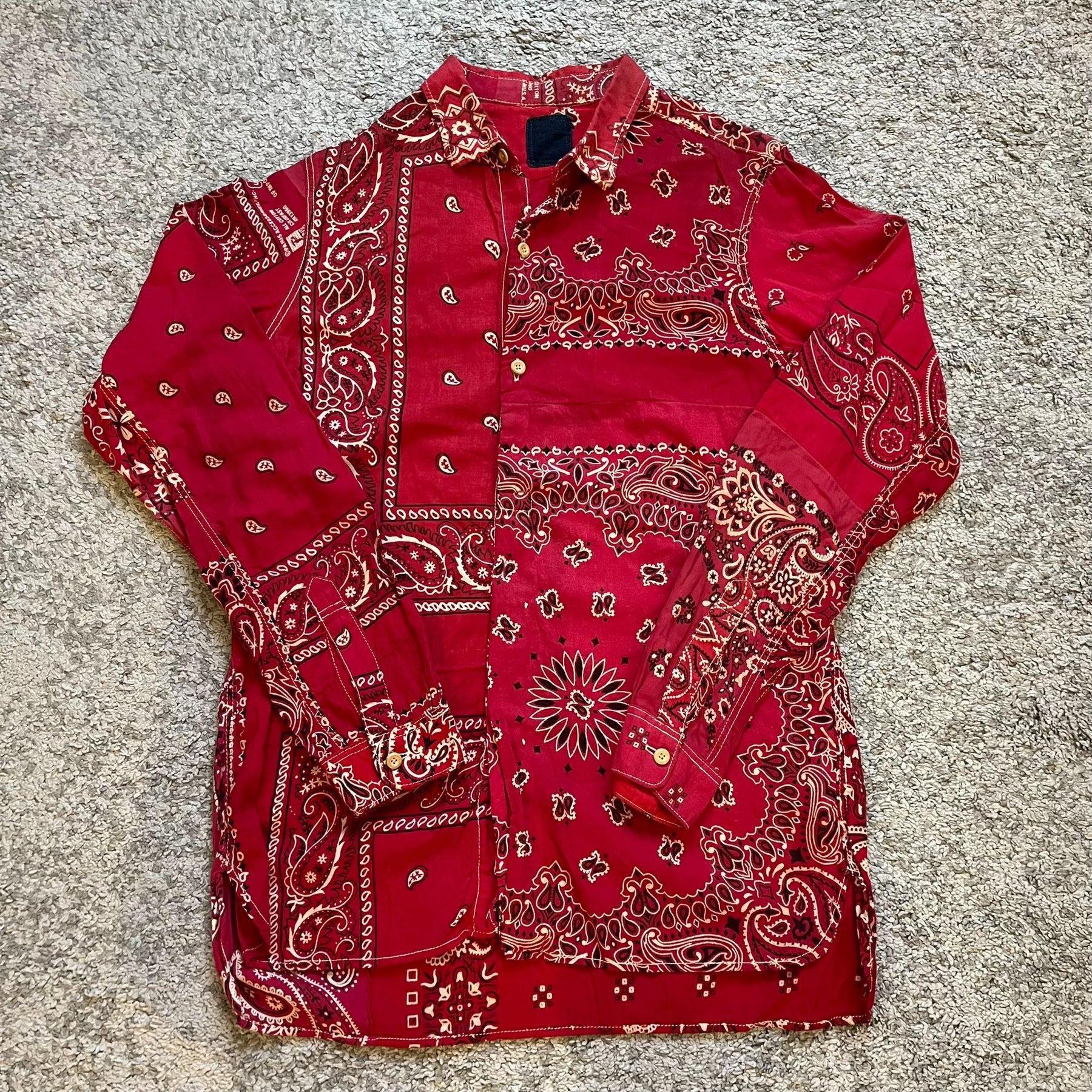 visvim ICT Long Rider LS Paisley Rare