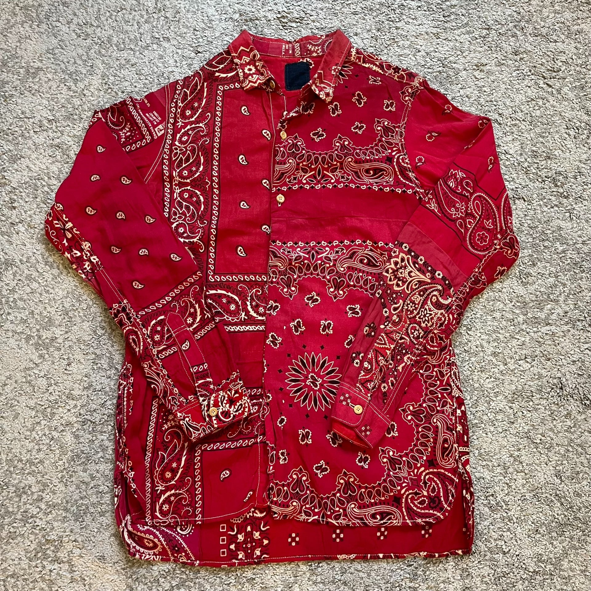 visvim ICT Long Rider LS Paisley Rare