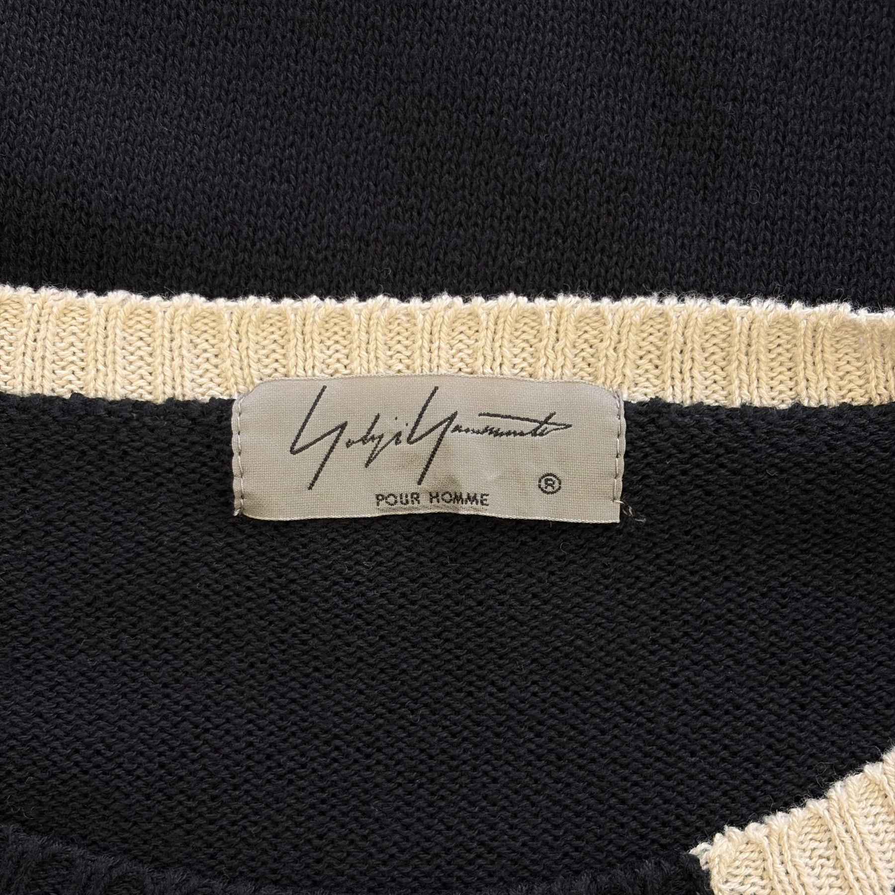 Yohji Yamamoto 20SS Portrait Sweater