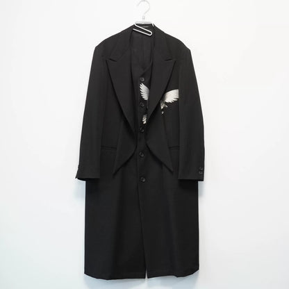 Yohji Yamamoto 21AW Embroidered Crow