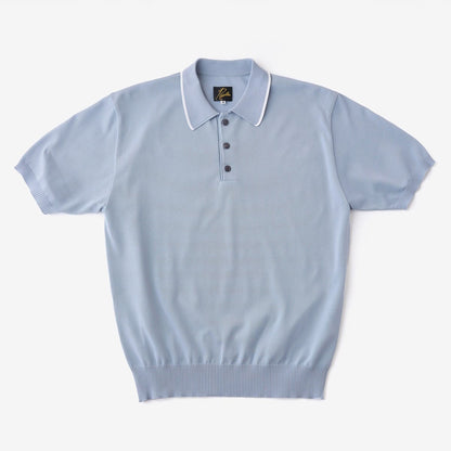 Needles Short-Sleeve Polo Sweater