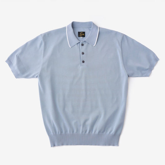 Needles Short-Sleeve Polo Sweater