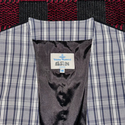 vivienne westwood plaid vest for men
