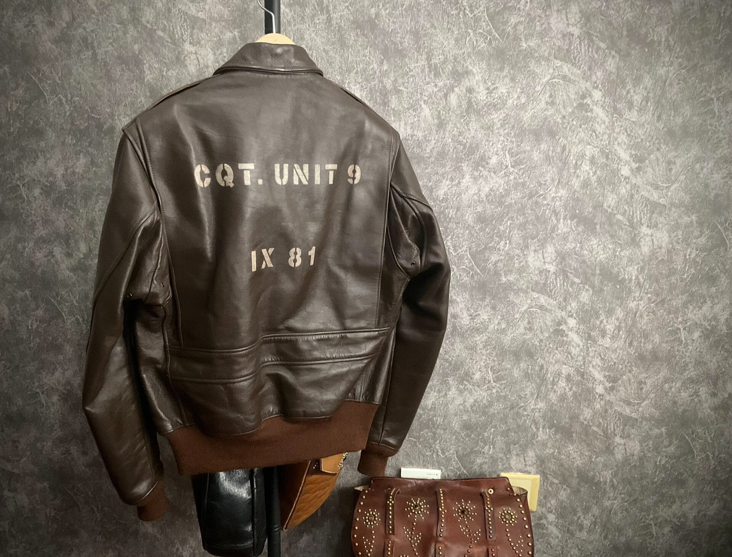 toys mccoy a2 pilot jacket with character design