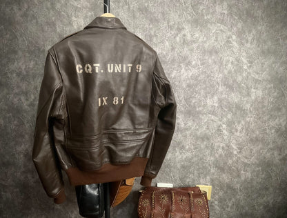 toys mccoy a2 pilot jacket with character design