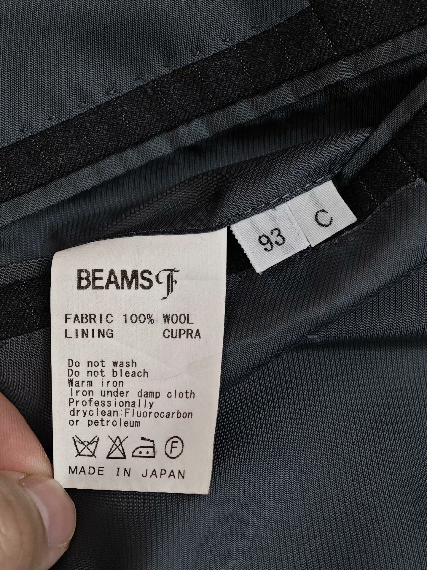 Zegna Wool Suit Jacket Ring Jacket