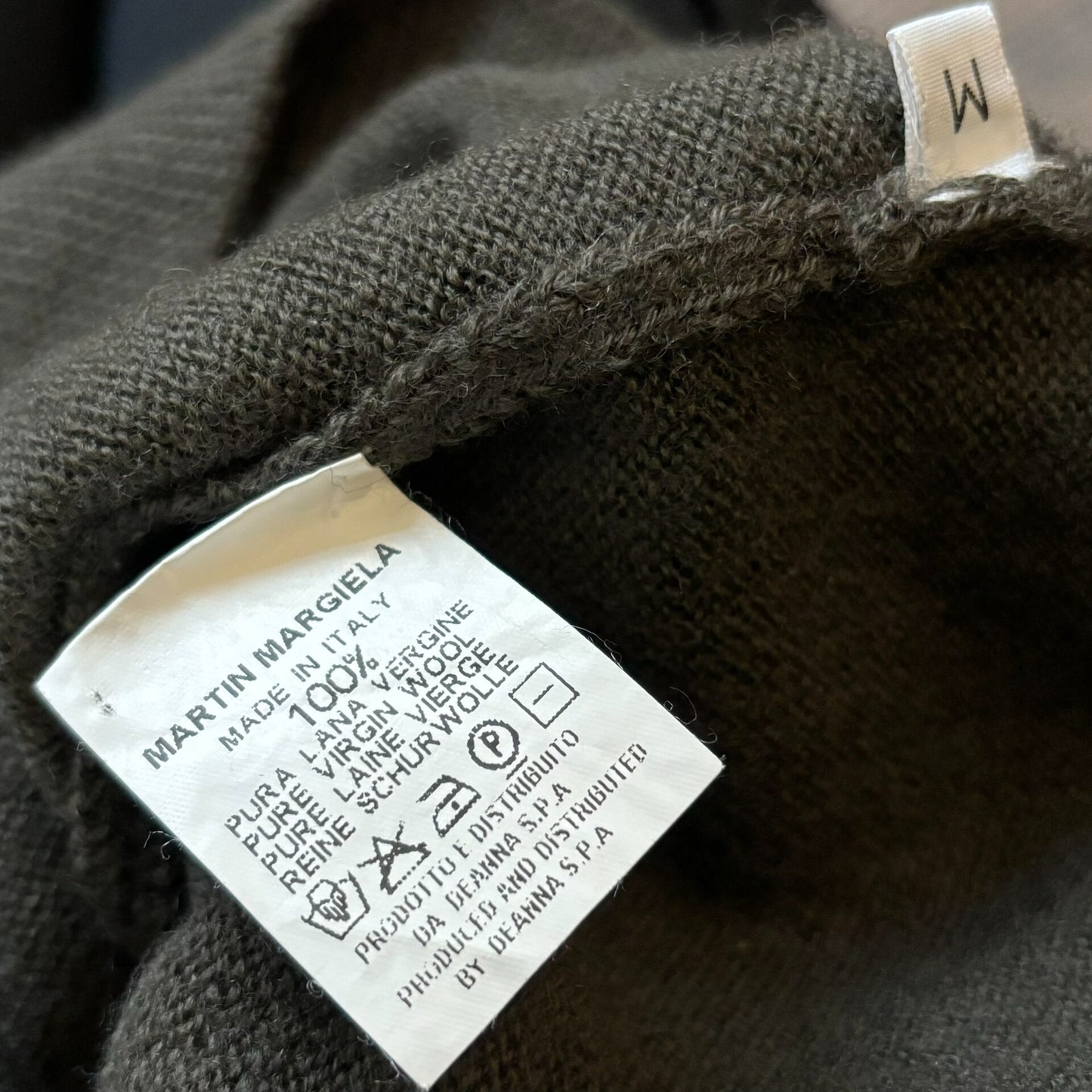 maison martin margiela aw1999 banana sleeve sweater