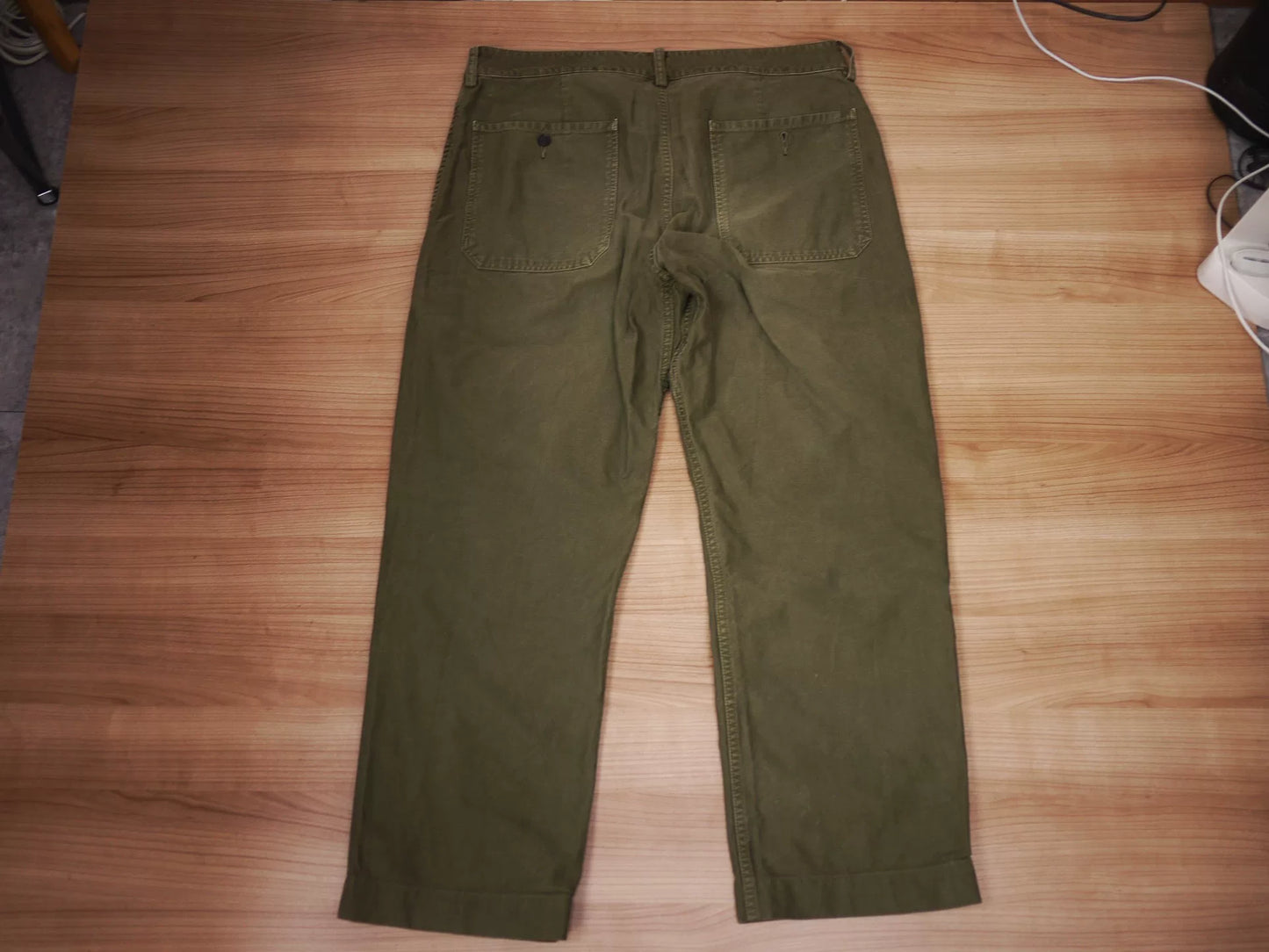 visvim pastoral pants olive green chinos