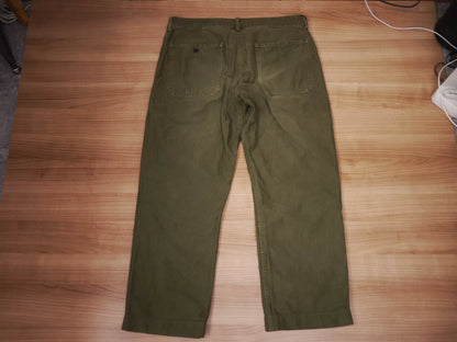 visvim pastoral pants olive green chinos