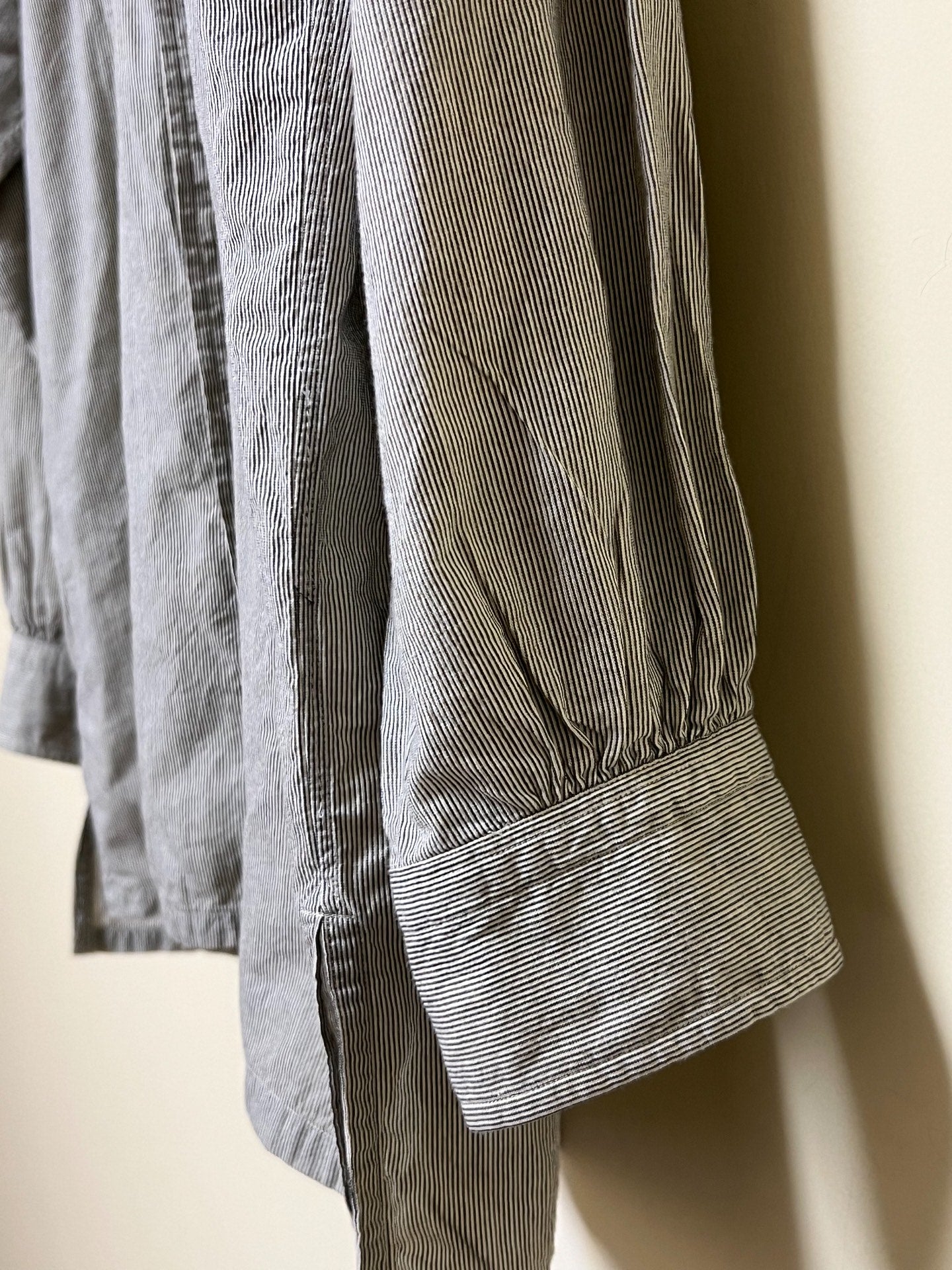 Porter Classic Wide Pocket Stripe Shirt