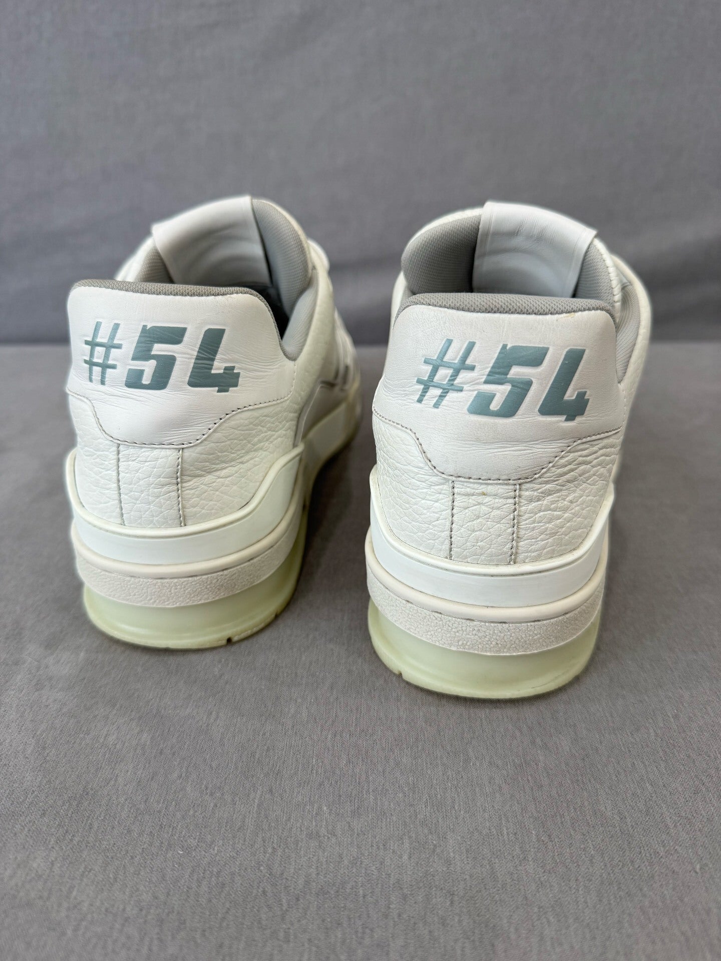 louis vuitton trainer shoes in white