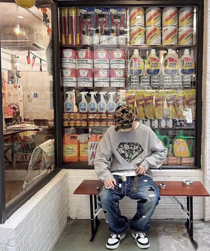 neighborhood 06 distressed denim pants