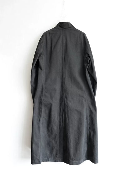 Yohji Yamamoto Black Long Coat 23AW