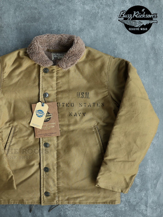 Buzz Rickson's N-1 Deck Jacket Alpaca