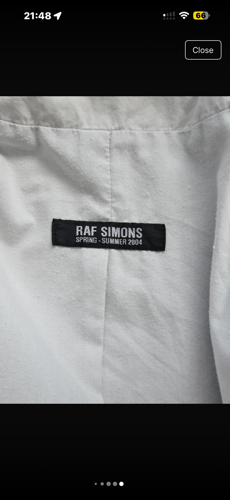Raf Simons 2004 Runway Biker Jacket