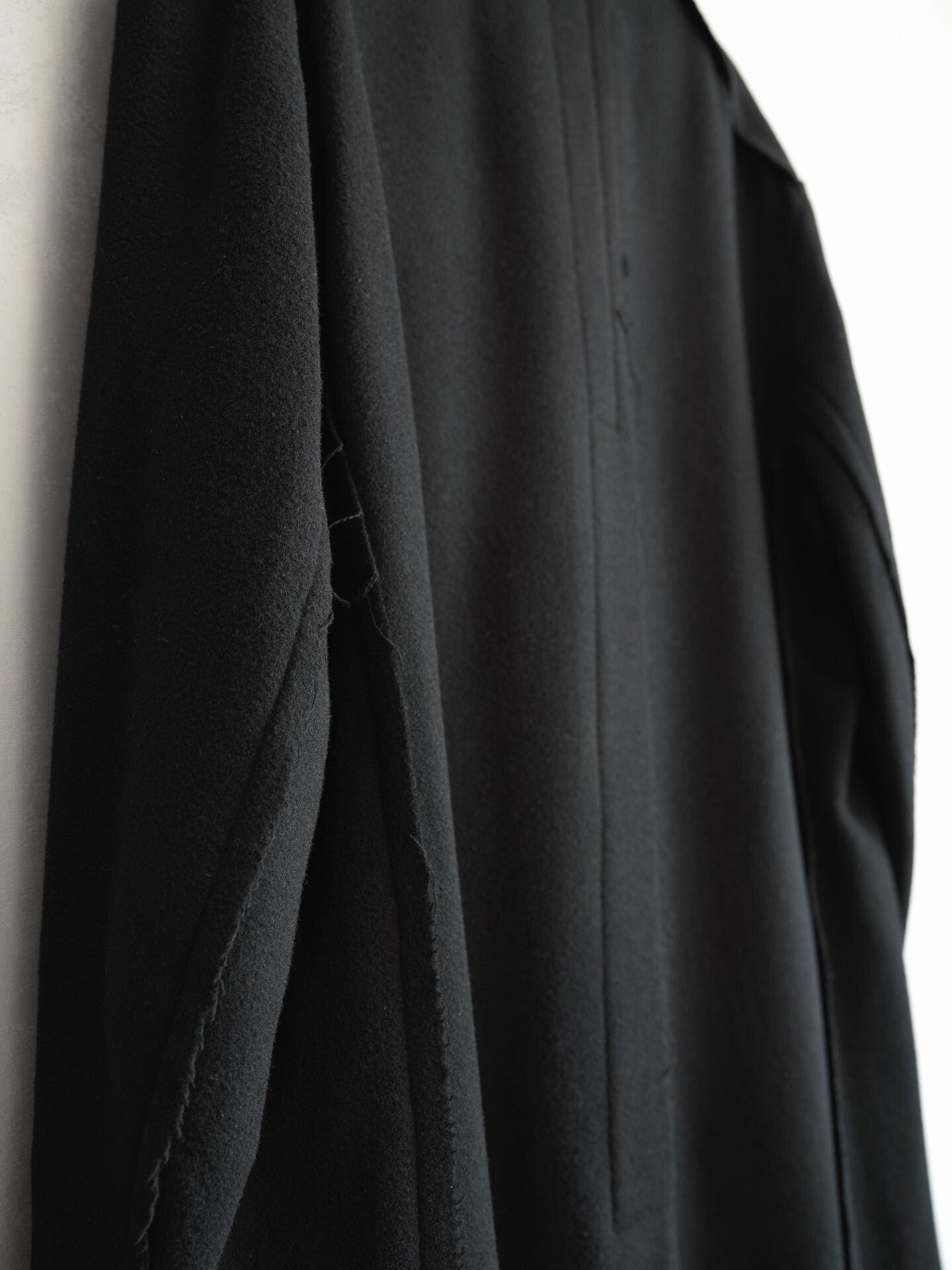 yohji yamamoto wool long coat