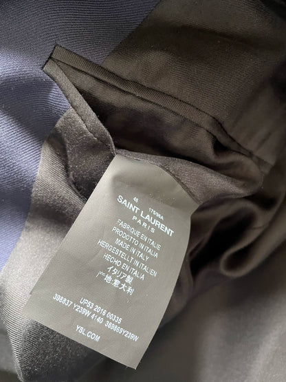 Saint Laurent Dark Blue Wool Suit