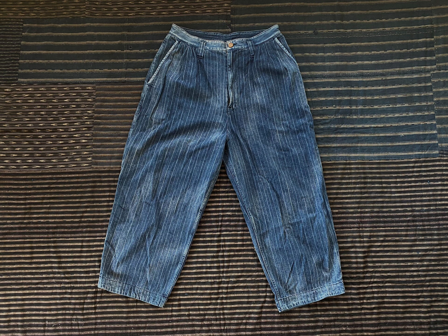 porter classic hawaiian denim pants