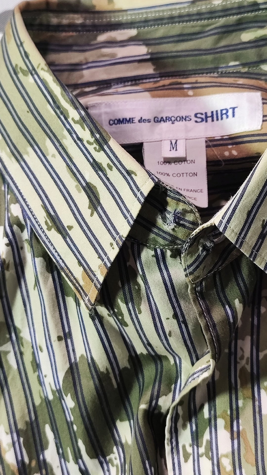 Comme des Garçons Patchwork Camouflage Shirt