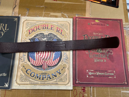 rrl leather ranger belt by ralph lauren