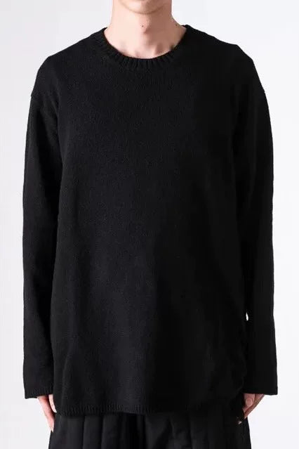 black long sleeve wool cashmere sweater