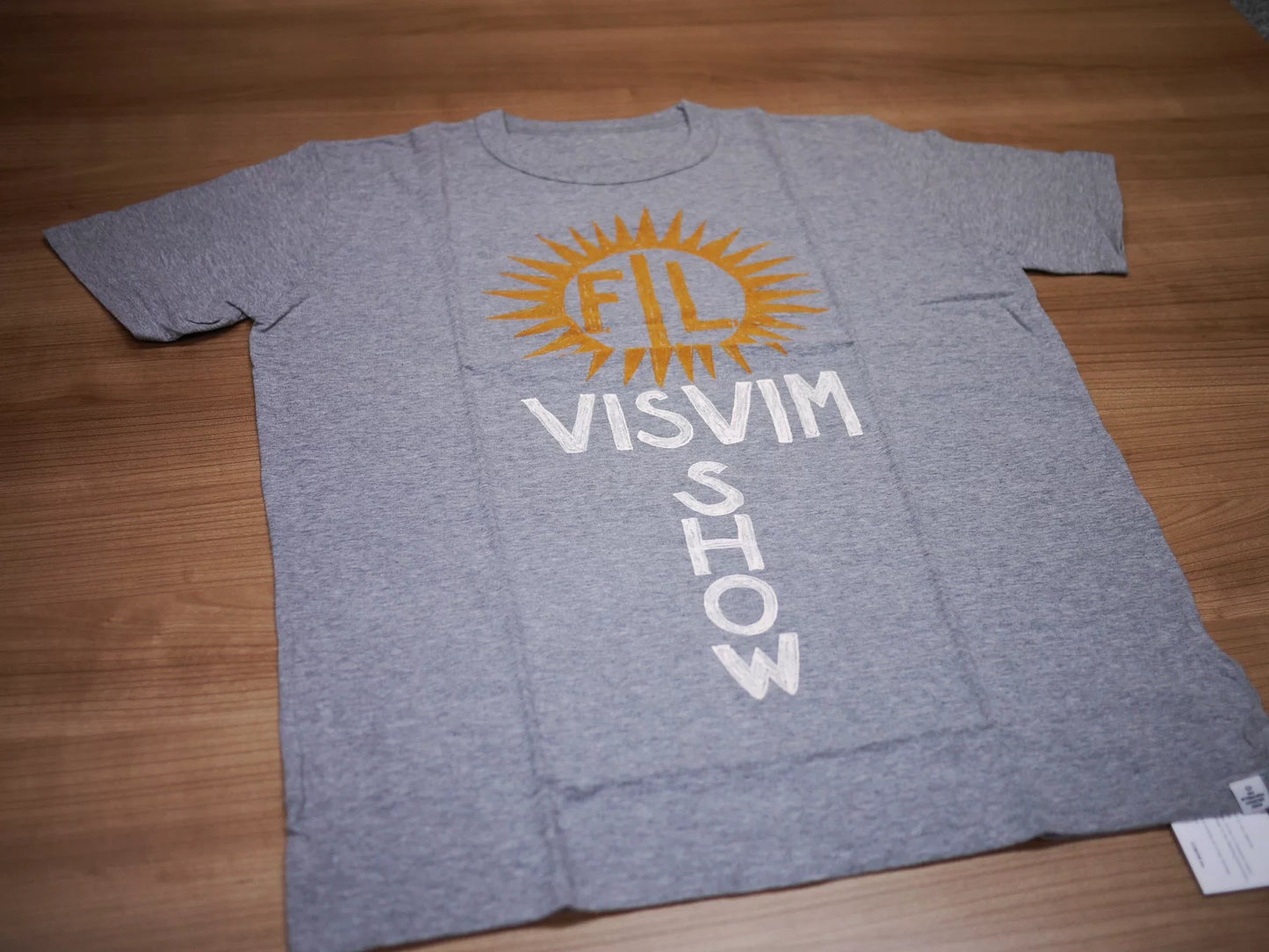 Visvim NORROW CREW TEE Black and Grey