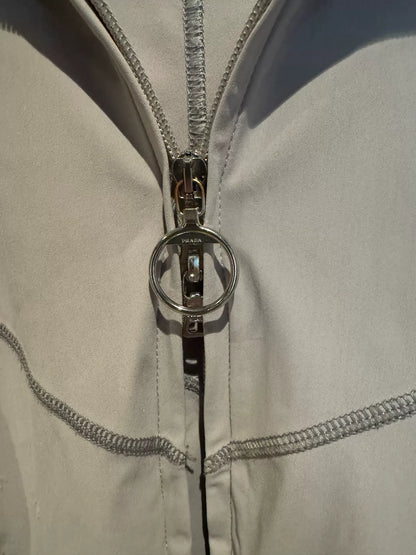 prada sport short jacket with red details