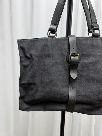 Dries van Noten Cotton-Linen Strap Handbag