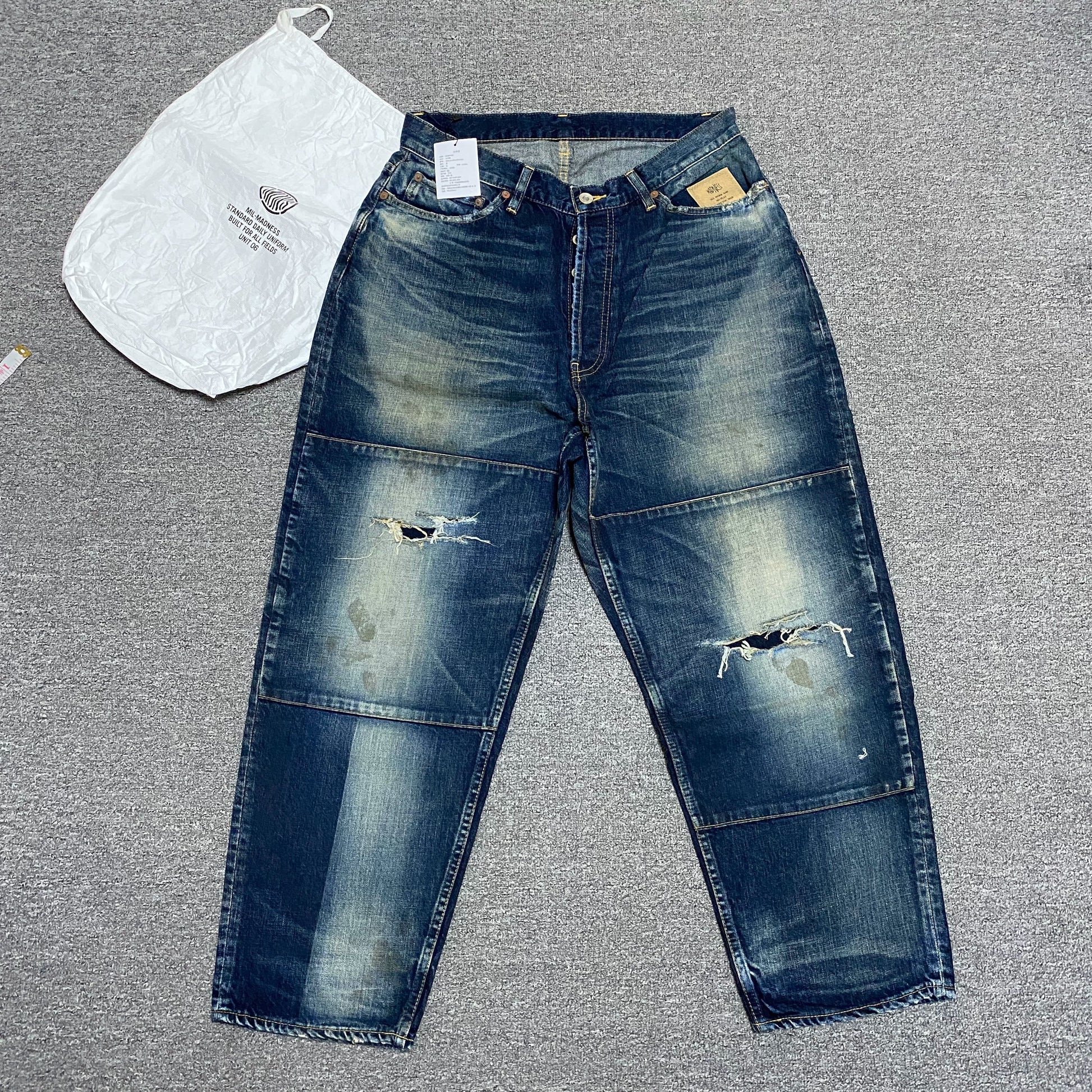 MADNESS 22SS Japanese Made Distressed Jeans
