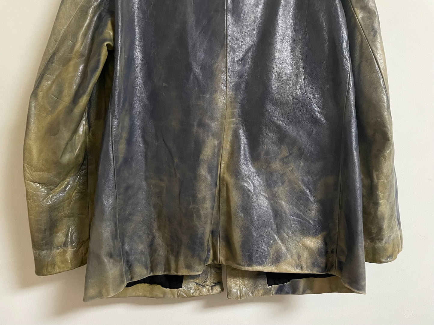 Yohji Yamamoto Vintage Distressed Leather Jacket
