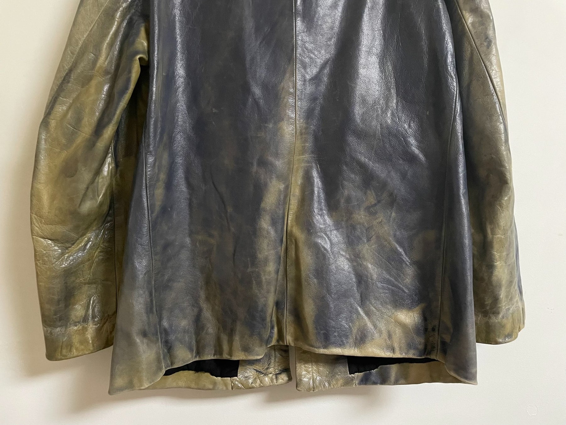 Yohji Yamamoto Vintage Distressed Leather Jacket