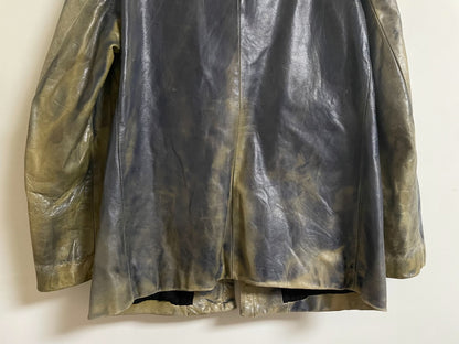 Yohji Yamamoto Vintage Distressed Leather Jacket