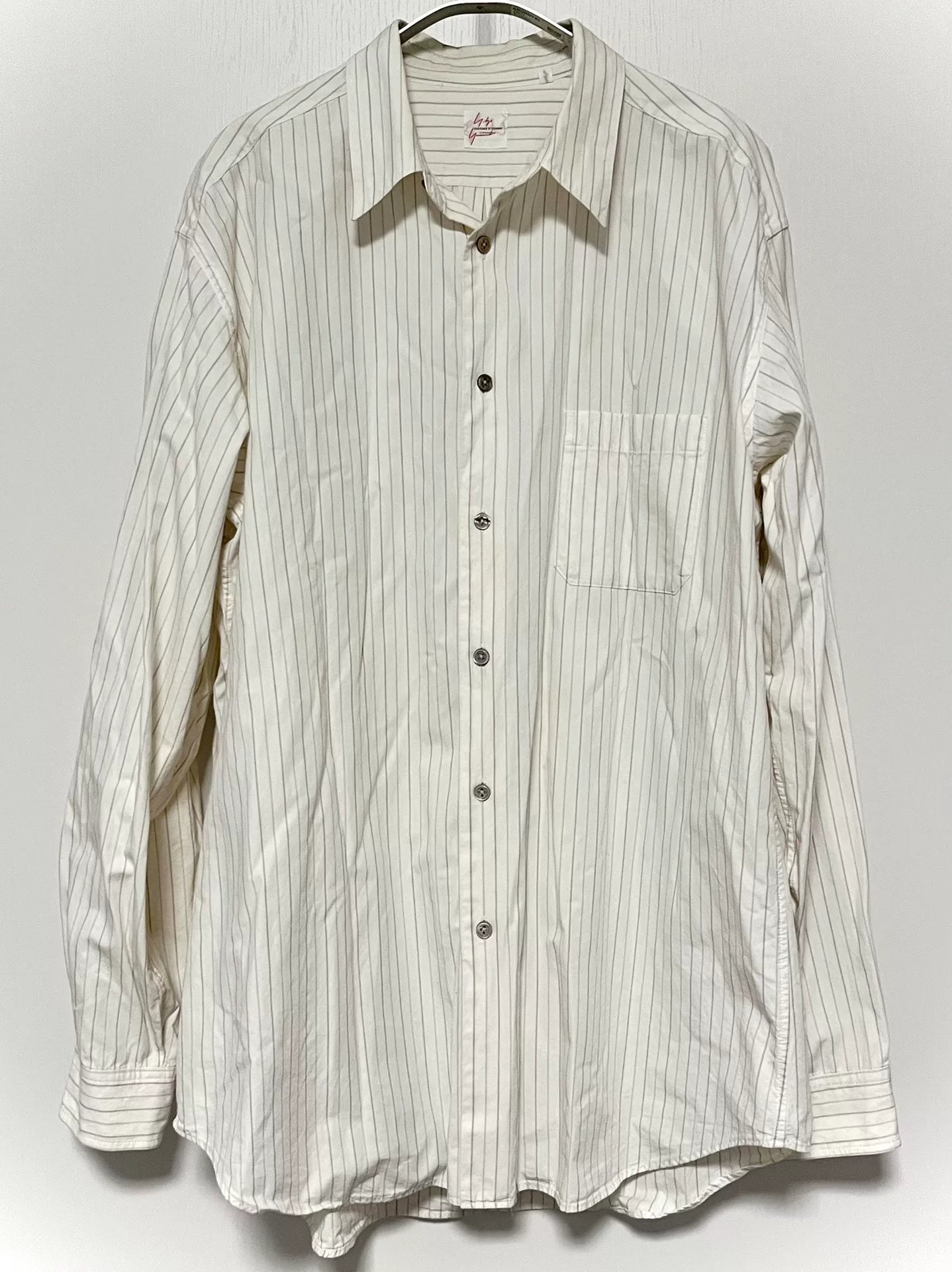 Yohji Yamamoto Oversized Striped Shirt