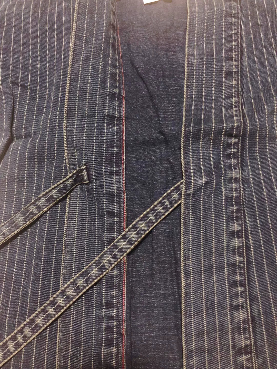 Visvim LHAMO SHIRT WABASH Indigo Striped