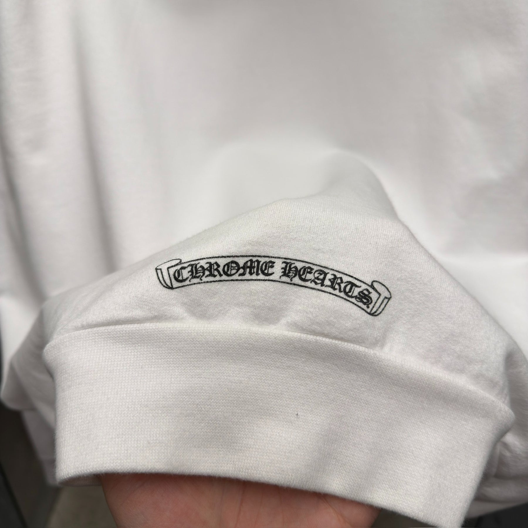 Chrome Hearts White Zip Jacket XXL
