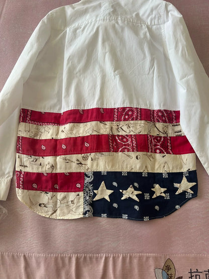 Visvim 18SS Flag Print Shirt