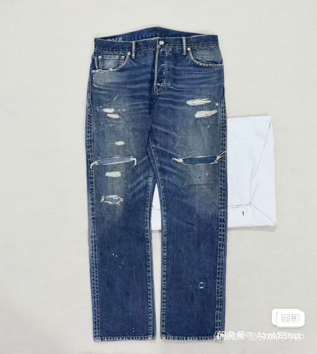 Visvim Dry4 Social Sculpture Denim
