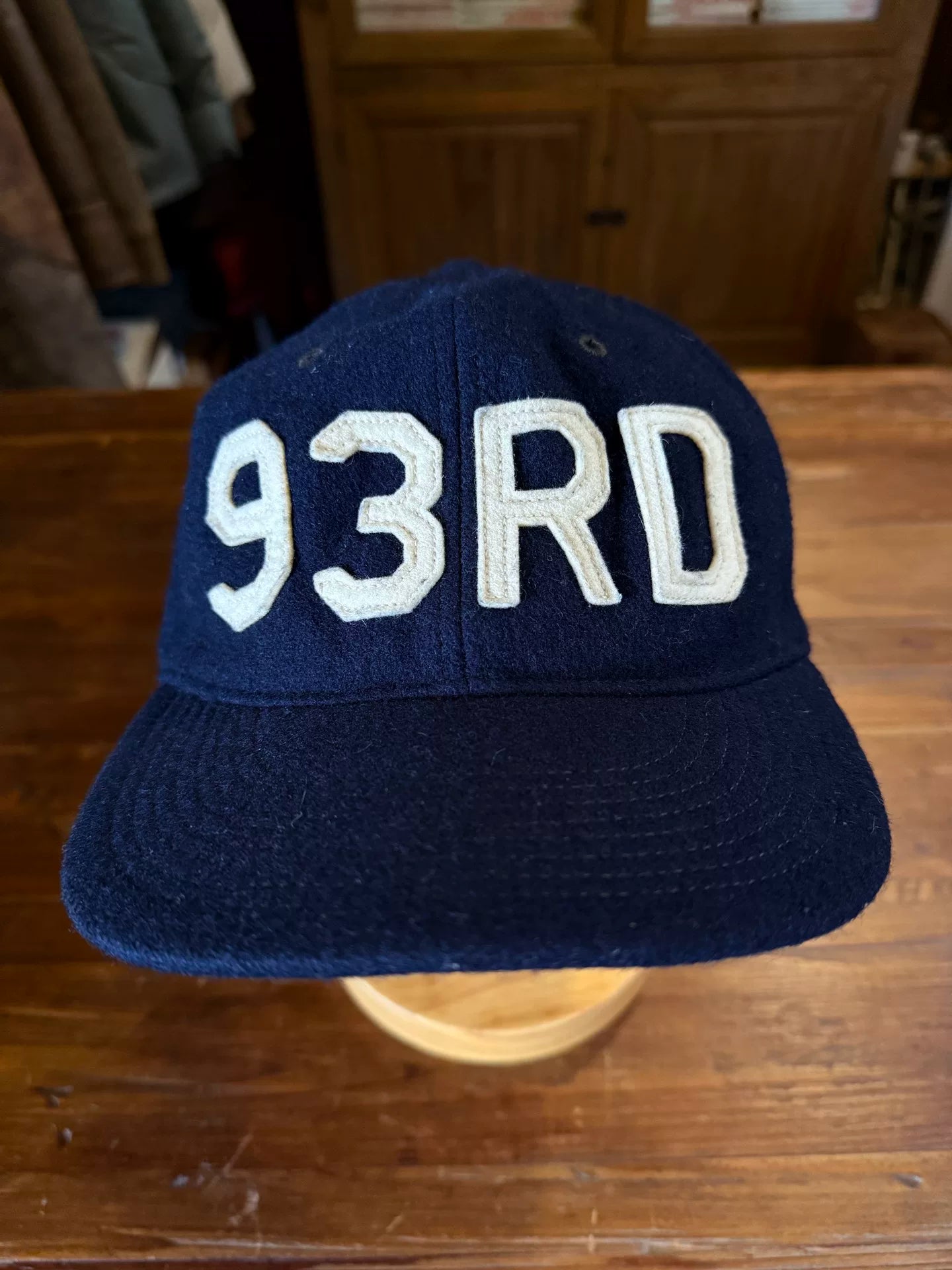 RRL 93RD Wool Baseball Cap