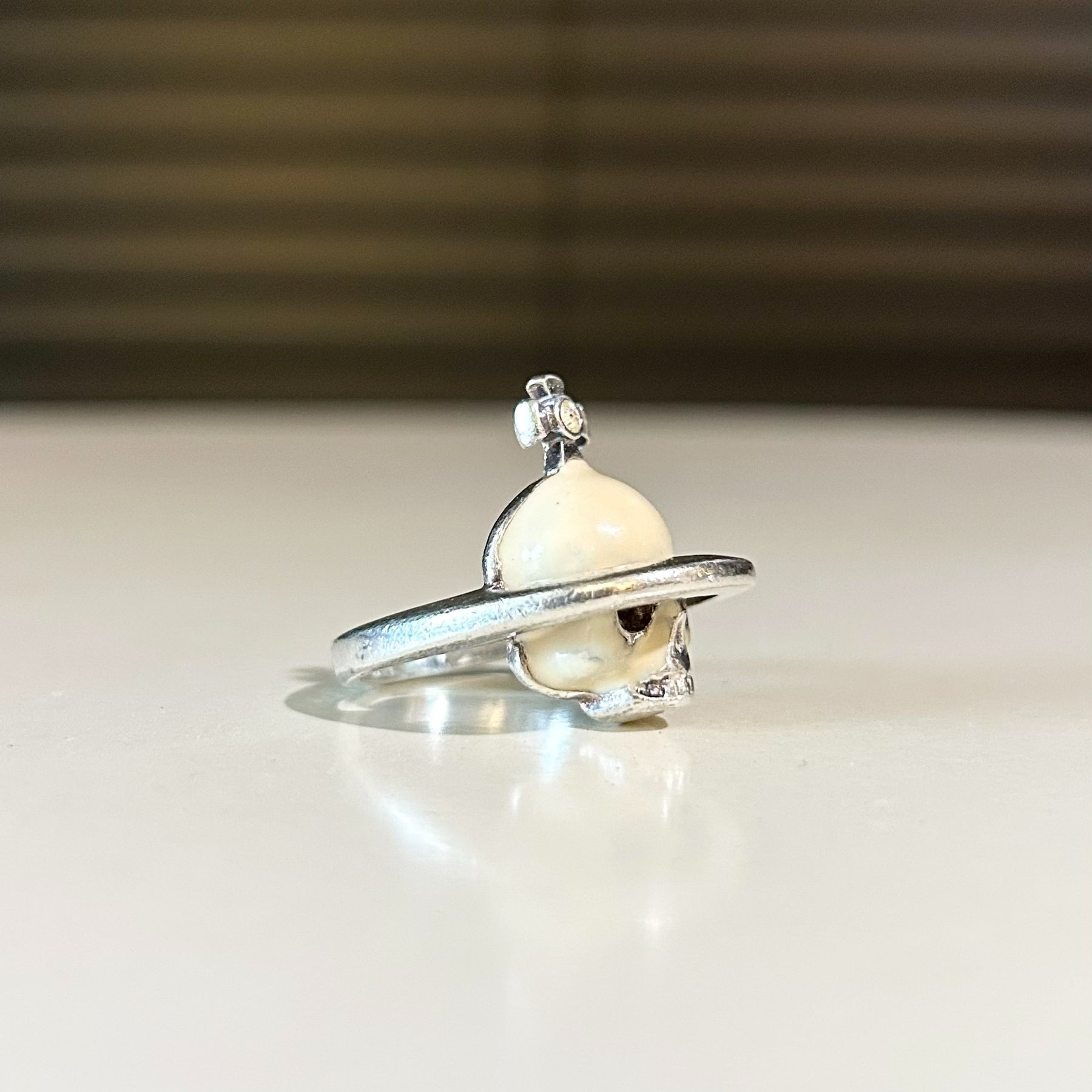 Vivienne Westwood Vintage Saturn Skull Ring